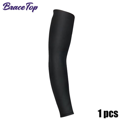 1 PC Sports Cooling Arm Sleeves for Men Women, Outdoor UV Protection Sleeves for Basketball Football Volleyball Cycling