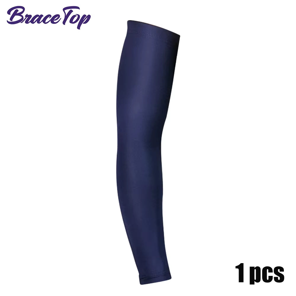 1 PC Sports Cooling Arm Sleeves for Men Women, Outdoor UV Protection Sleeves for Basketball Football Volleyball Cycling