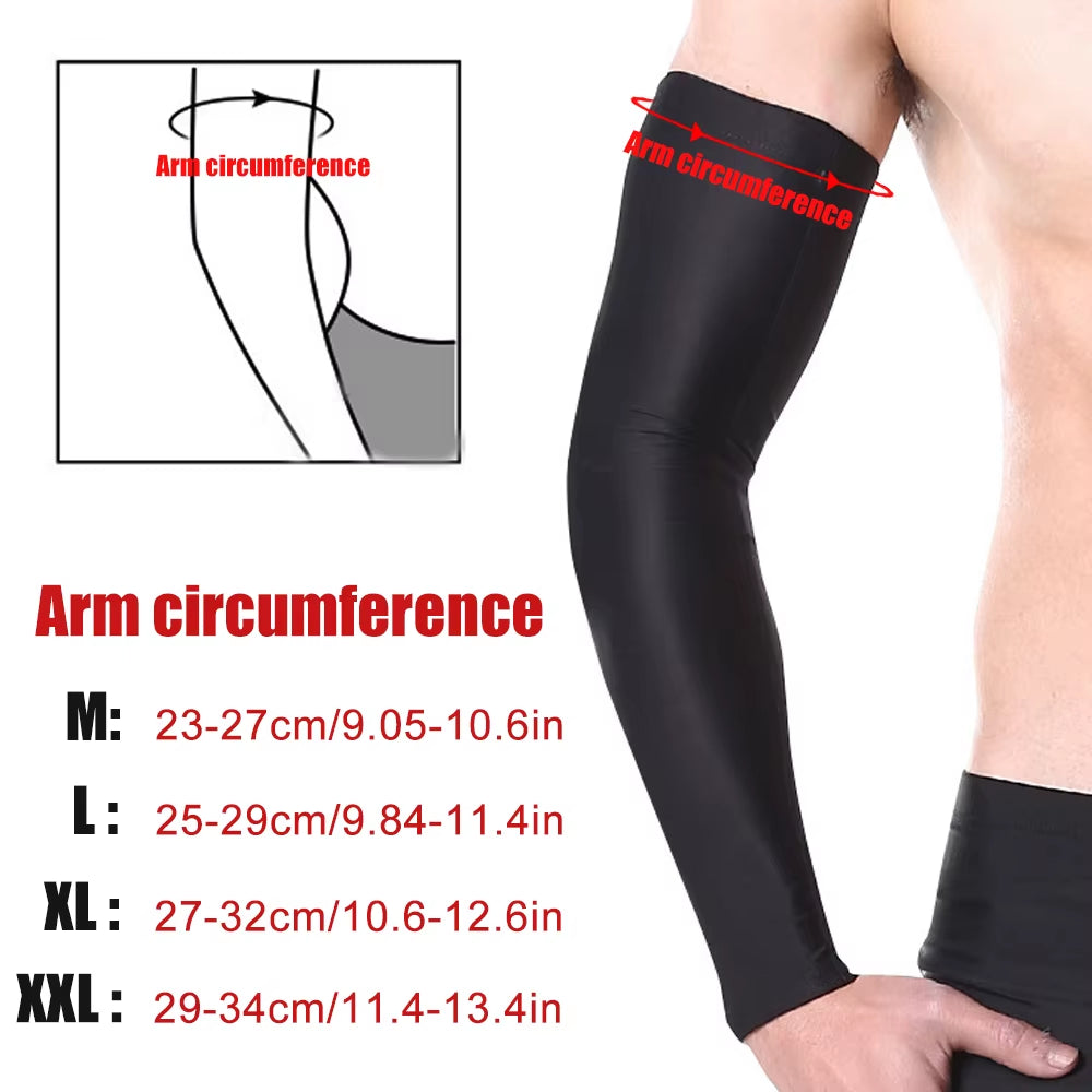 1 PC Sports Cooling Arm Sleeves for Men Women, Outdoor UV Protection Sleeves for Basketball Football Volleyball Cycling